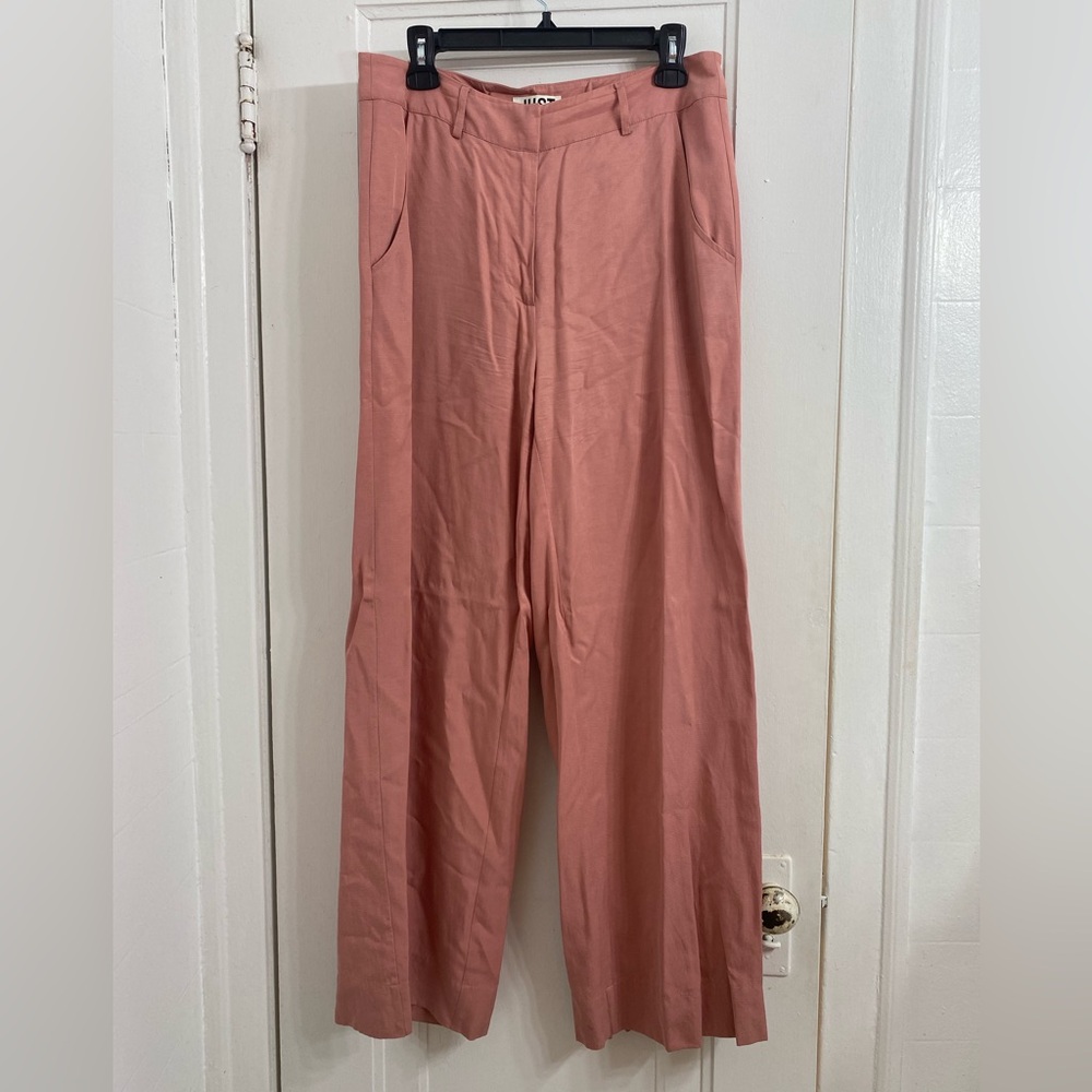 JUST Female pink wide leg trousers